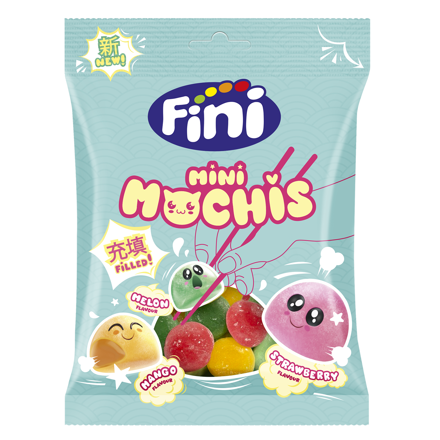 Fini - Mini Mochis Halal (90g) - Colis de 12 sachets