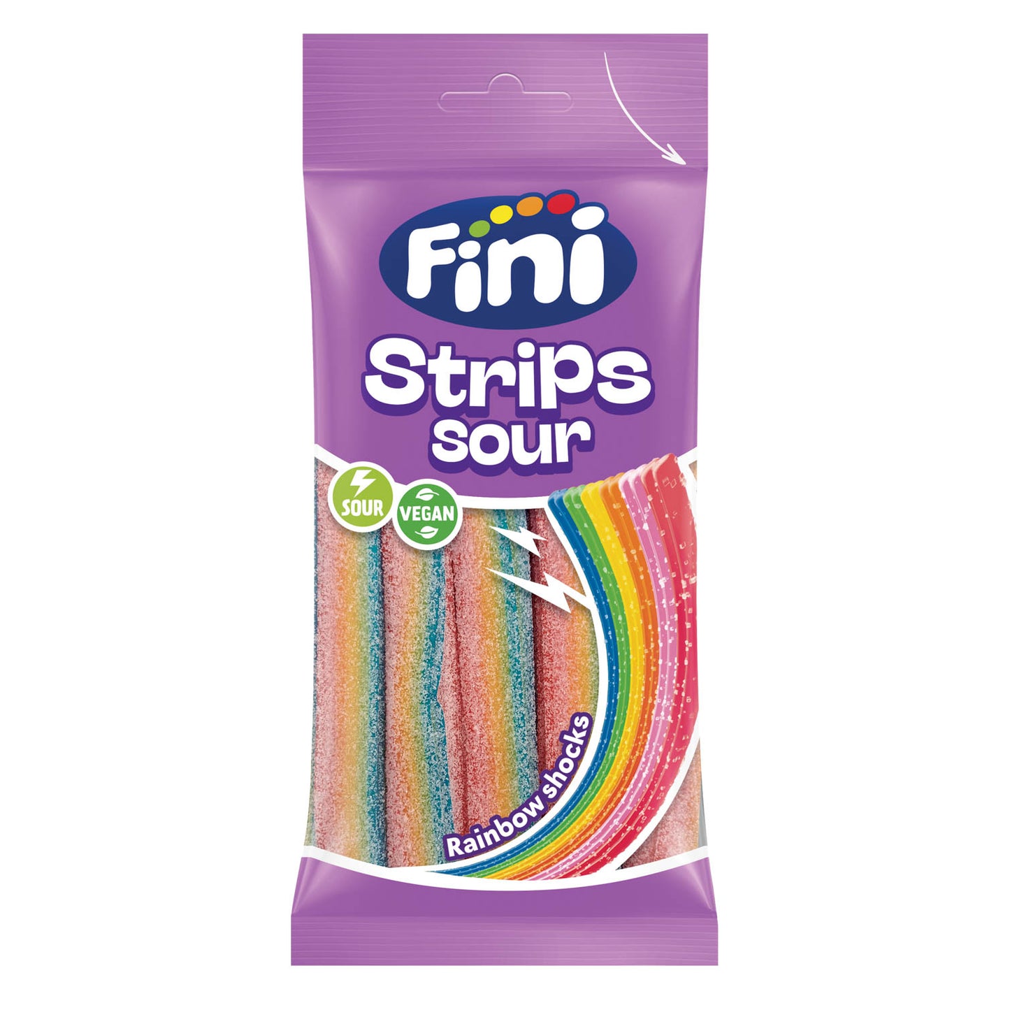 Fini - Ceintures Multifruits Sans Gélatine (90g) - Colis de 12 sachets