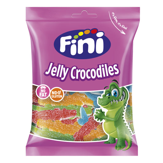 Fini - Crocodiles Sucres Halal (90g) - Colis de 12 sachets