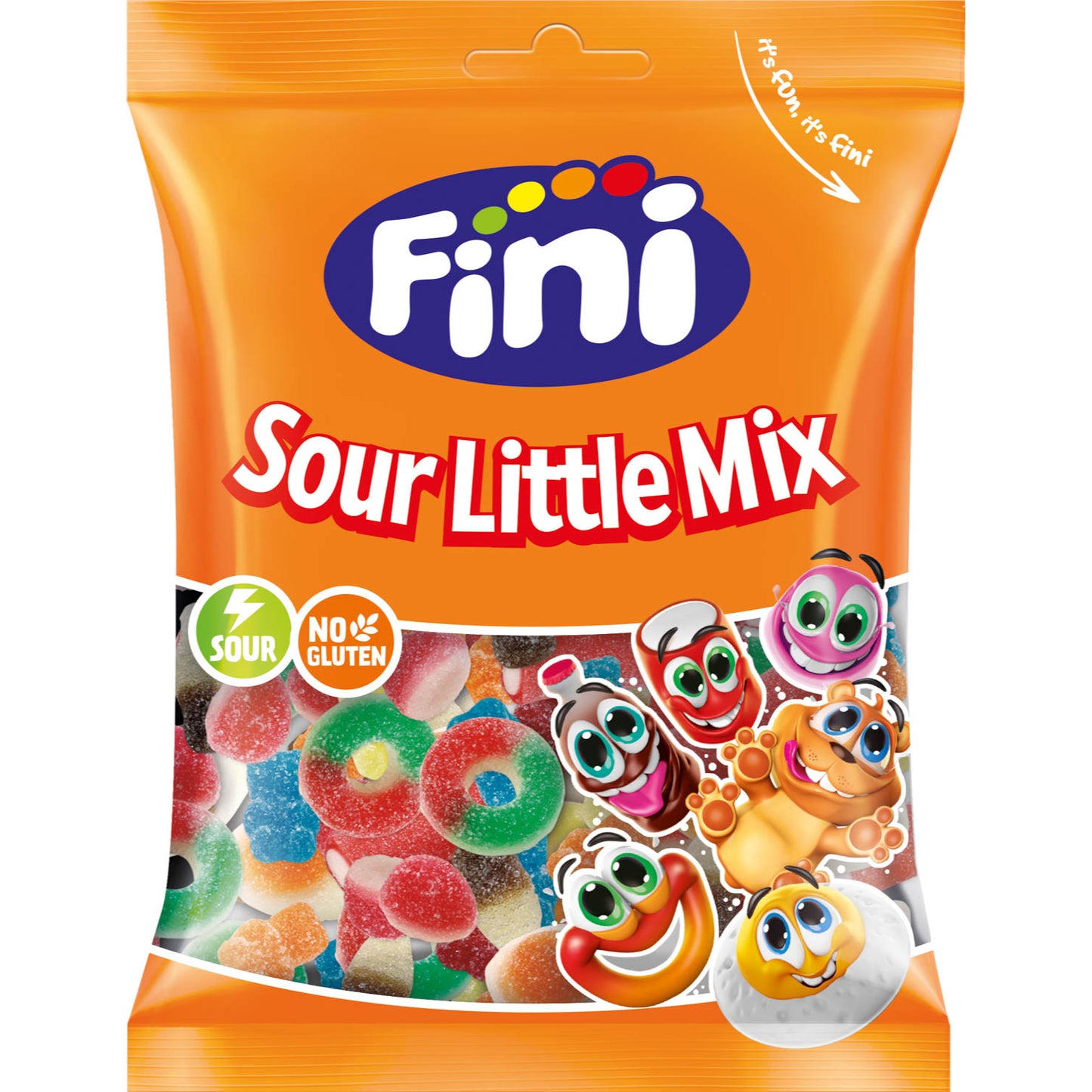 Fini - Little Mix Fizz Halal (90g) - Colis de 12 sachets