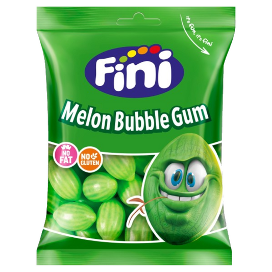 Fini - Chewing-Gum Melon Halal (90g) - Colis de 12 sachets