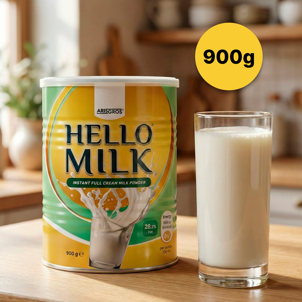 Lait en Poudre 900g - Goût Riche & Crémeux - Idéal Cuisine & Boisson (Instant Full Cream Milk Powder)
