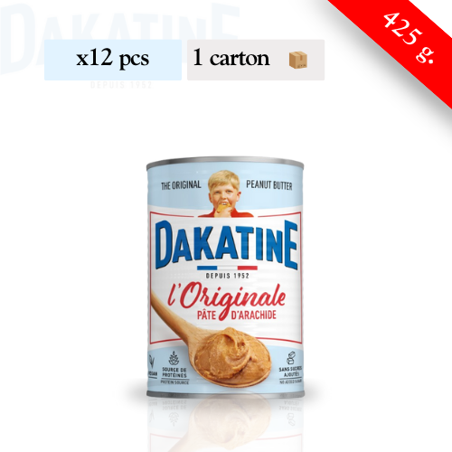 DAKATINE - L'Originale Pâte d'arachide - Carton de 12 boites (425g)