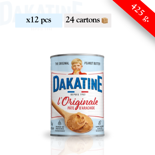 DAKATINE - L'Originale Pâte d'arachide - Lot de 24 cartons de 12 boites (425g)