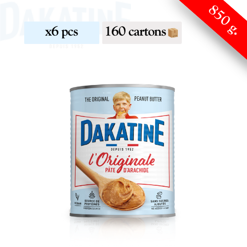 DAKATINE - L'Originale Pâte d'arachide - Palette de 160 cartons de 6 boites (850g)