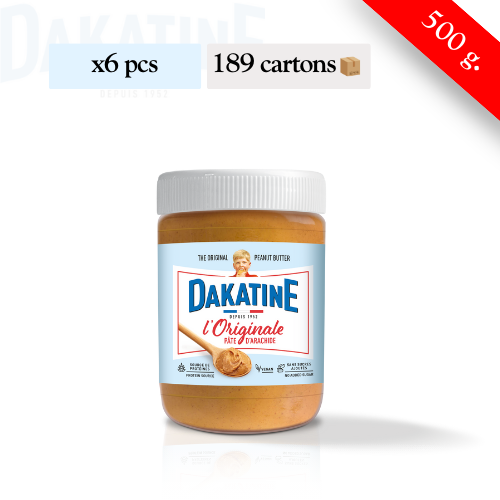 DAKATINE - L'Originale Pâte d'arachide - Palette de 189 cartons de 6 pots (500g)