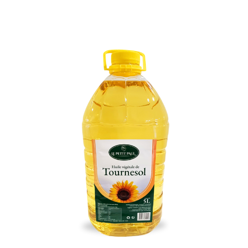 LE PETIT PAUL - Huile de tournesol - Demi palette de 24 cartons de 3 bidons (5l)