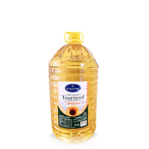 LE PETIT PRO - Huile de tournesol - Demi palette de 18 cartons de 2 bidons (10l)