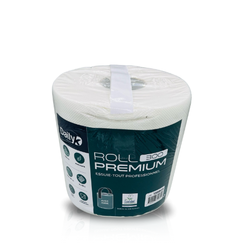 DAILYK - ROLL 300 Premium - Essuie-tout professionnel - Lot de 6 rouleaux