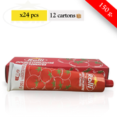 ROLLI - Double concentré de tomates - Lot de 12 cartons de 24 Tubes (150g)